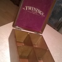 TWININGS OF LONDON-красива дървена кутия-внос англия-19х15х8см, снимка 13 - Колекции - 27086854