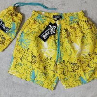 VILEBREQUIN 2023 нови мъжки бански панталонки шорти жълти с рисувани октоподи , снимка 1 - Бански - 40453607