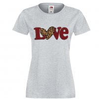 Дамска тениска Love Gnome Valentine's 9, снимка 7 - Тениски - 35552031