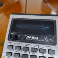 Стар калкулатор Casio FX-15, снимка 3 - Други ценни предмети - 43036835