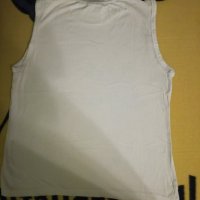 Бял потник Пиер Карден размер С, снимка 2 - Тениски - 32587952