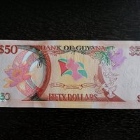 Банкнота - Гвиана - 50 долара UNC | 2016г., снимка 2 - Нумизматика и бонистика - 27082764