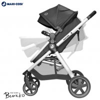 Комбинирана количка Maxi-Cosi - Zelia 2, Essential Black, снимка 5 - Детски колички - 38385825