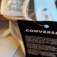 Оригинални дамски бели кецове Converse нови , снимка 4 - Кецове - 33169322