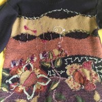 Angela Baraldi бутиков винтидж пуловер L XL, снимка 11 - Блузи с дълъг ръкав и пуловери - 27285378