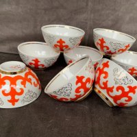 Казахстански чаши за чай -Капчагайски порцеланов завод, снимка 11 - Чаши - 35654328