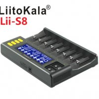 LiitoKala Engineer Lii-S8 Професионално Смарт Универсално Зарядно за 10 х Броя Акумулаторни Батерии, снимка 10 - Аксесоари за електронни цигари - 32698581