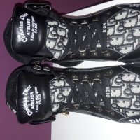 Кецове Dior нови в черно, снимка 4 - Кецове - 27965596