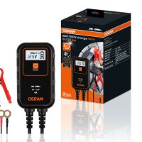 Зарядно за акумулатор OSRAM BATTERYcharge 904 6/12V, 2/4A за акумулатори до 90Ah, снимка 1 - Аксесоари и консумативи - 43756205