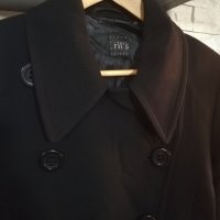 Черно елегантно палто, снимка 6 - Палта, манта - 27588903