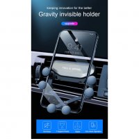 Гравитационна стойка за кола автомобил за GSM смарт телефон, снимка 3 - Аксесоари и консумативи - 28403800