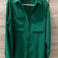 Зелена дамска риза MISSPAP, снимка 1 - Ризи - 43367735
