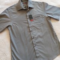 Мъжка риза Pierre Cardin S / M къс ръкав, снимка 3 - Ризи - 37260518