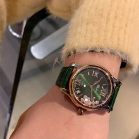 Дамски часовник Chopard Happy Sport Green с кварцов механизъм, снимка 5 - Дамски - 43522957