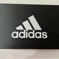 Черни кожени нови маратонки adidas номер 47,3, снимка 2 - Маратонки - 38299346