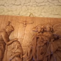 Дърворезба.  Кръщение Христово, снимка 4 - Икони - 39060123