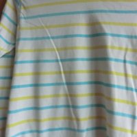 бяла блузка синьо и жълто райе, снимка 3 - Детски тениски и потници - 37542141