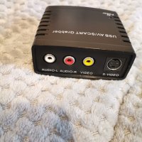 BR150 USB цифров адаптер за заснемане на видео (RCA женски / S-видео женски / SCART женски), снимка 6 - Приемници и антени - 39761236