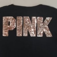 PINK Victoria's Secret оригинална тениска XS памучна фланелка, снимка 6 - Тениски - 33629134