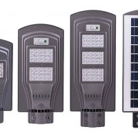Соларна лампа 20W,40W,60W и 90 Вата  LED с датчик и дистанционно, снимка 1 - Прожектори - 26986207