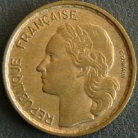 10 франка 1953, Франция, снимка 2 - Нумизматика и бонистика - 28432998