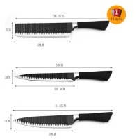 ПРОМО!! Луксозен Кухненски Комплект Ножове 7 части, снимка 4 - Прибори за хранене, готвене и сервиране - 43003365