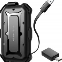 ElecGear USB към SATA кутия за 2,5" диск, UASP, здрав външен корпус, IP66 водоустойчив прахоустойчив, снимка 1 - Други - 37873191