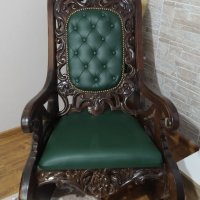 Барокови люлеещ стол, снимка 11 - Дивани и мека мебел - 39749701