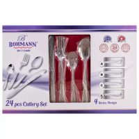 ✨Комплект прибори Bohmann BH 7124MR, 24 части, снимка 1 - Прибори за хранене, готвене и сервиране - 39114619
