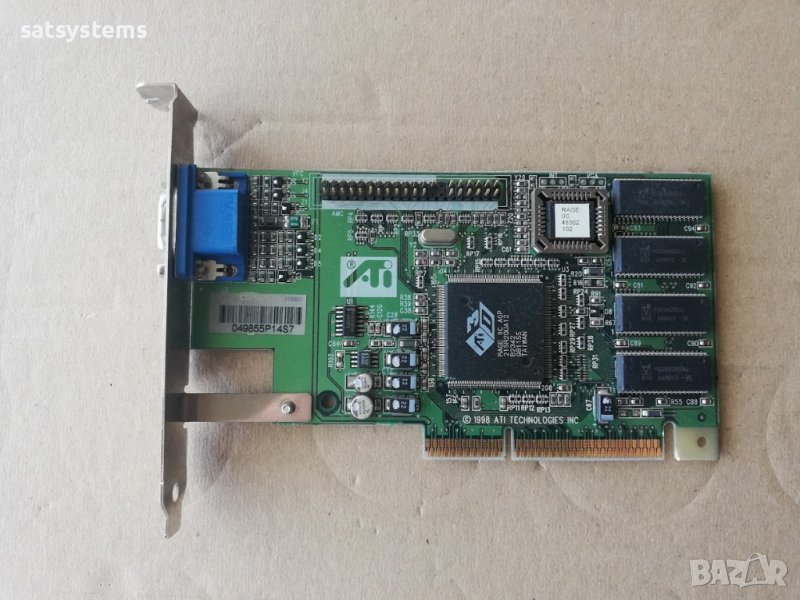 Видео карта Compaq ATI 3D Rage IIc 8MB AGP, снимка 1