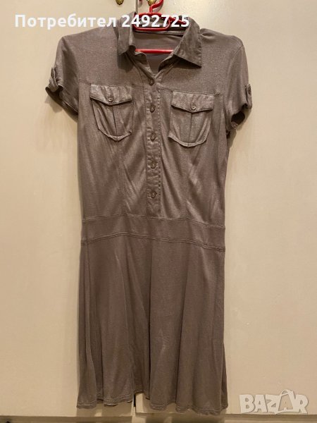 ✅рокля, туника, бежово , снимка 1