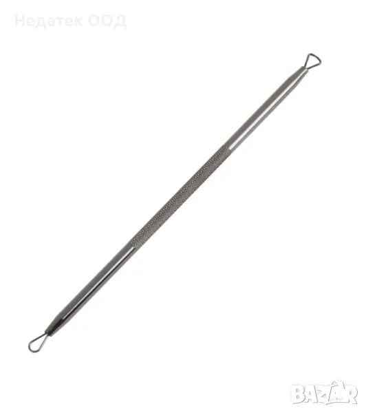 Инструмент за премахване на черни точки и себум, Метален, 12 см., снимка 1