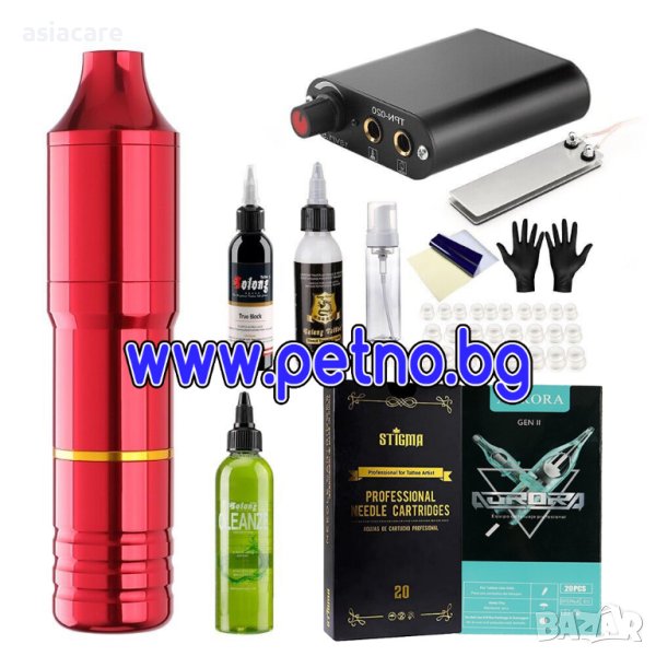 Всичко в едно: картридж комплект за татуиране, снимка 1