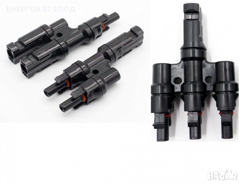 Mc4 двойни конектори за соларен панел мс4 мц4 фотоволтаичен колектор, снимка 1