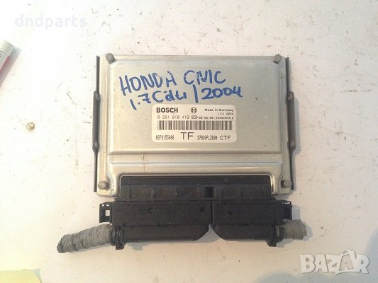 Компютър за Honda Civic, 1.7 CDTI, 2004г. 0281010419 , снимка 1