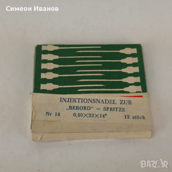 Стари игли за спринцовка Record Полша 12 броя #5958, снимка 1