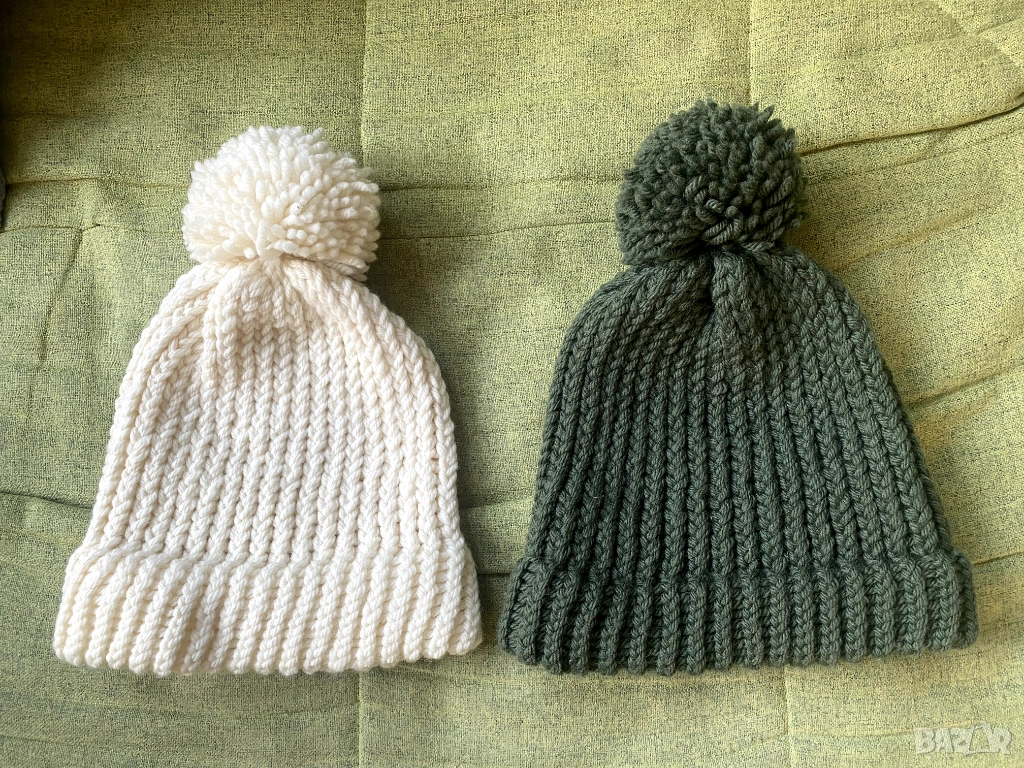 Дамска зимна шапка 100% вълна, снимка 1