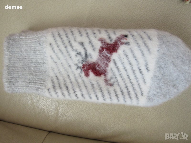 Плетени дамски ръкавици с един пръст Воронежка коза, Русия, снимка 1