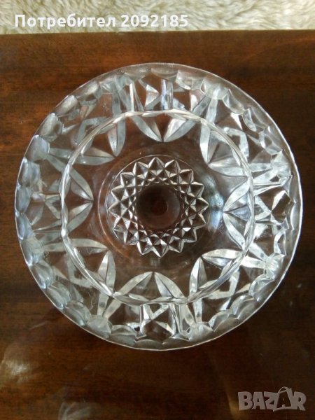 Кристален пепелник намален, снимка 1