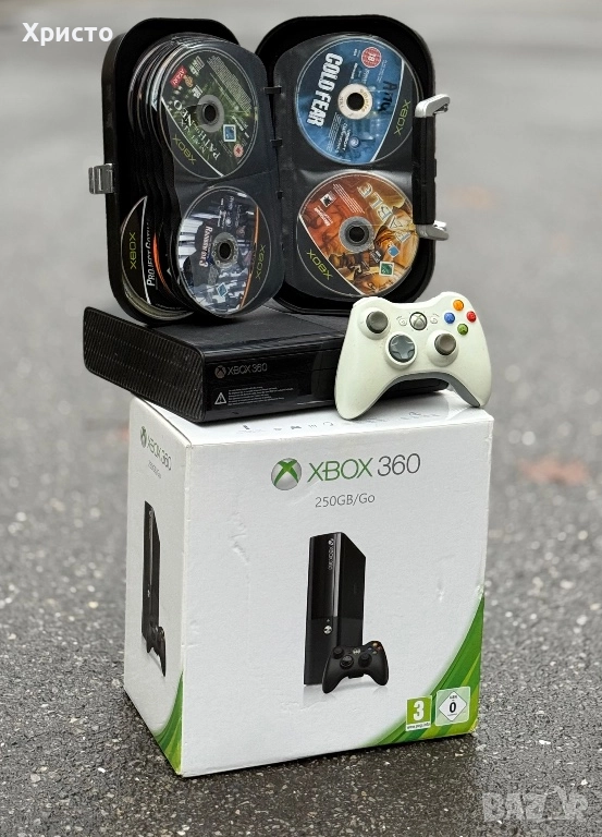 Конзола Microsoft Xbox 360, 250GB + подаръчен сет игри , снимка 1