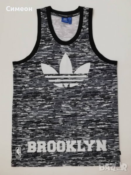 Adidas Originals NBA Brooklyn Nets оригинален потник S Адидас спорт, снимка 1