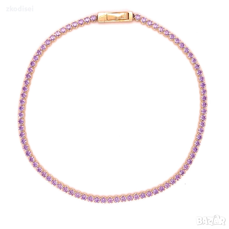 Златна дамска гривна 2,91гр. 18,0см. 14кр. проба:585 модел:34501-1, снимка 1