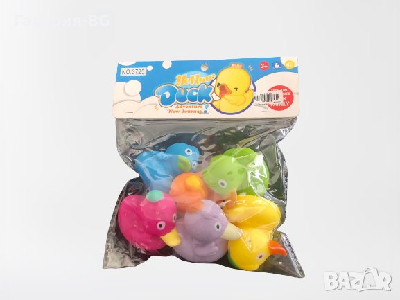 Бебешки цветни патенца за баня, снимка 1