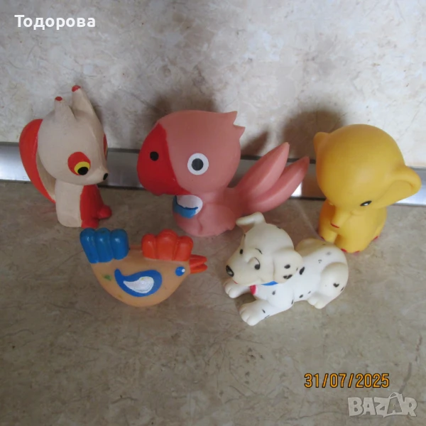 гумени ретро играчки, снимка 1