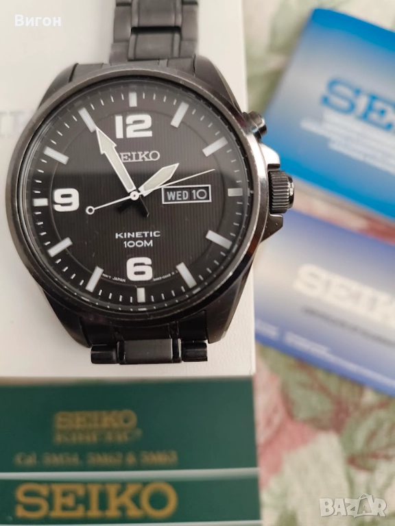 SEIKO KINETIC SMY139P1, снимка 1