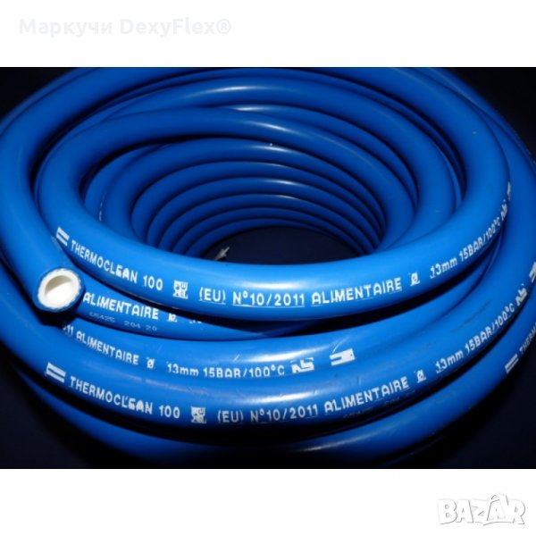 Маркуч за пренос на ХРАНИ, НАПИТКИ и почистване с ГОРЕЩА ВОДА до +120ºC в ХВП - THERMOCLEAN® 100, снимка 1