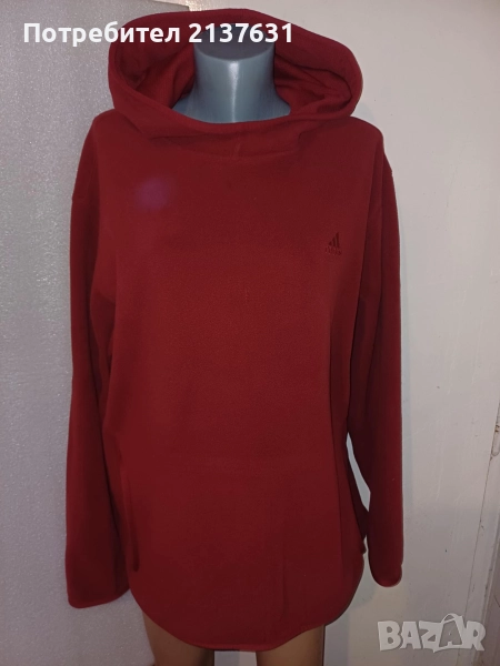ОРИГИНАЛЕН СУИЧЪР С КАЧУЛКА ADIDAS - Размер XXL / XXXL , снимка 1