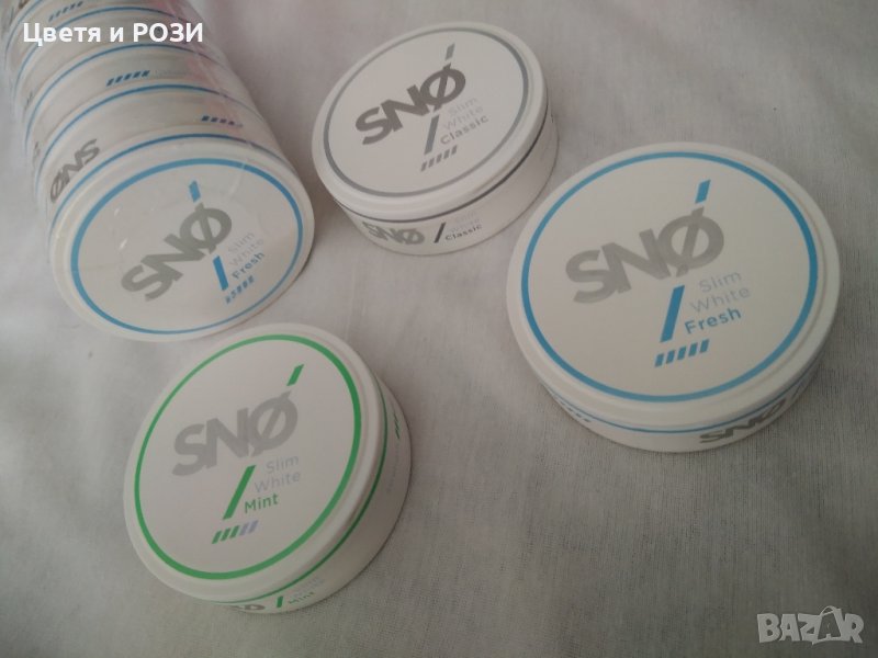 Никотинови пакетчета SNO Slim White Nicotine пауч 
 , снимка 1