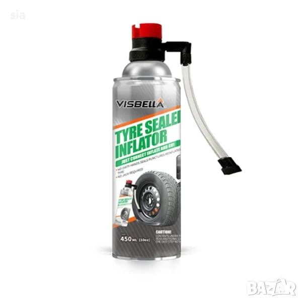 Спрей за спукани гуми - Visbella450мл, снимка 1