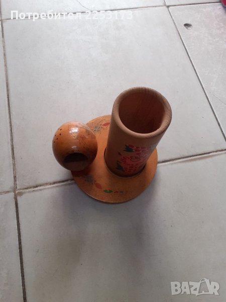 Дървена соц.украса за кухня, снимка 1